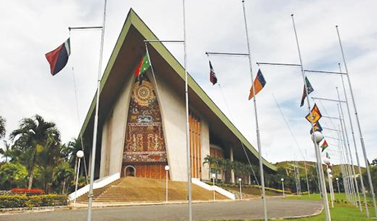 Papua New Guinea National Parliament House in Port Moresby